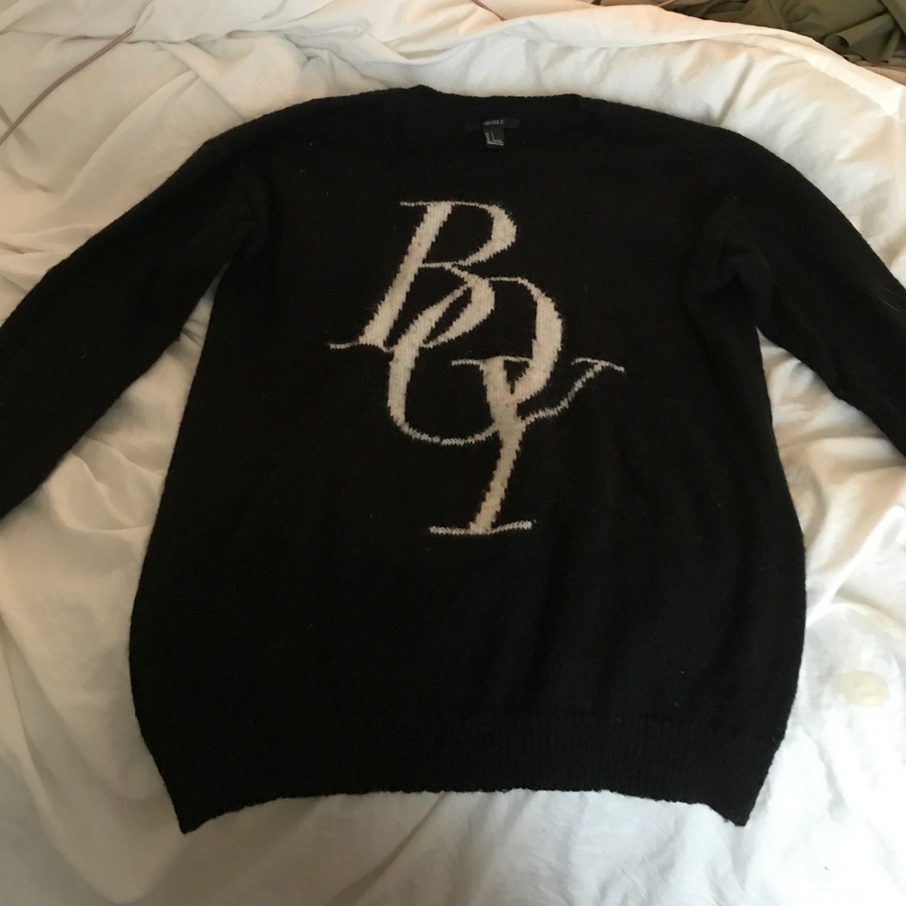 Black sweater